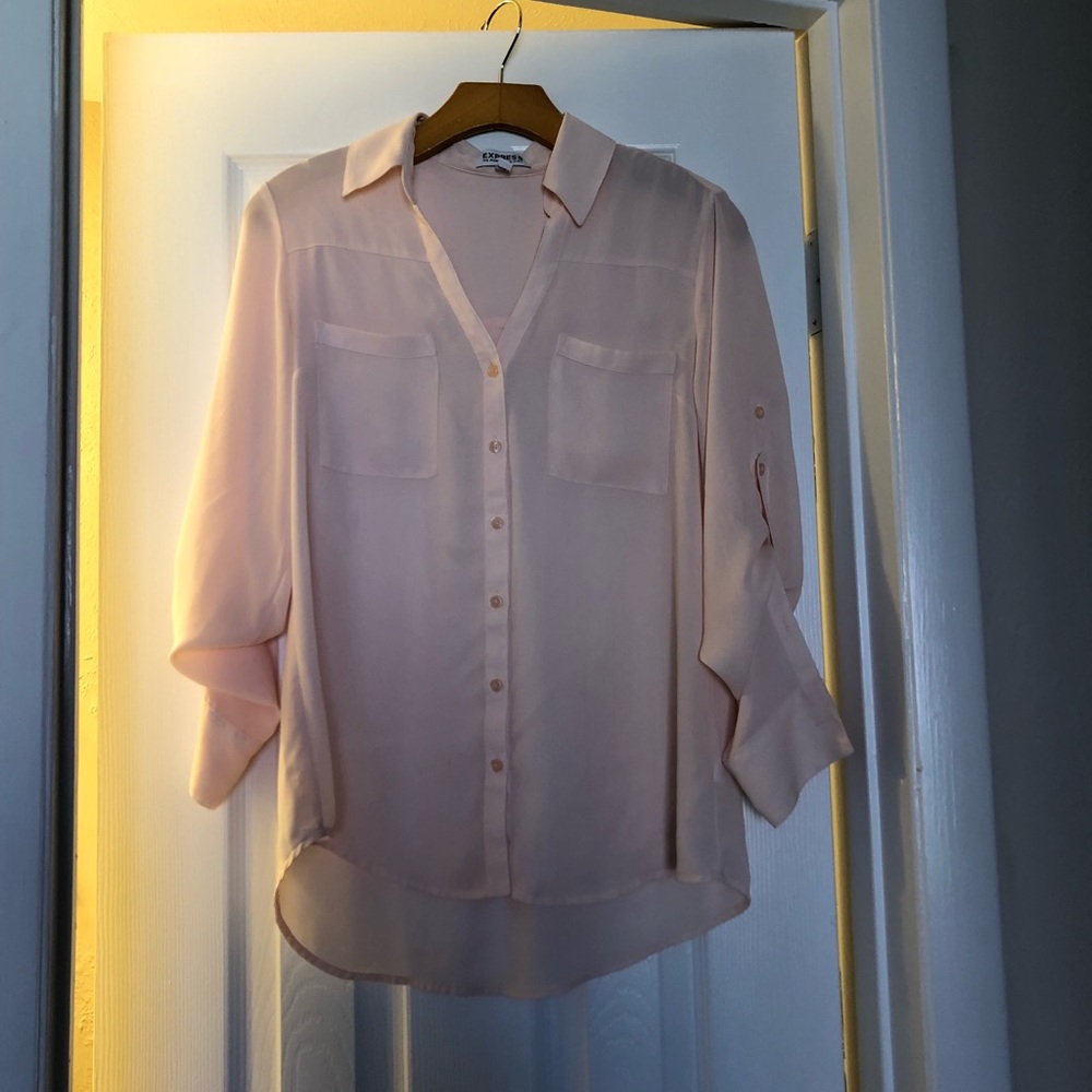 Express Light Pink Portofino Top